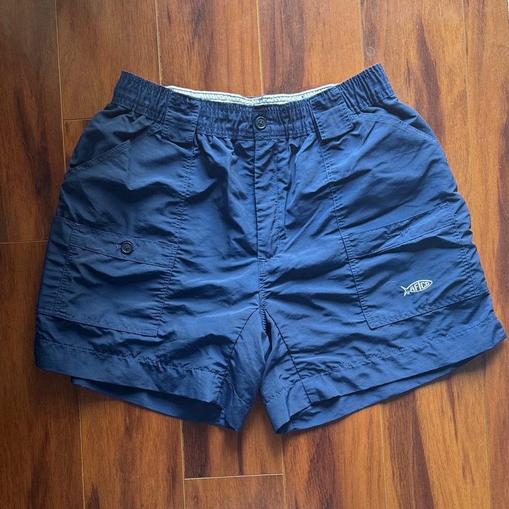 Navy Blue Aftco Shorts
